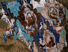 Ovest Mille Buddha Grotte di Dunhuang murales