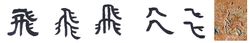 Fei: caratteri cinesi