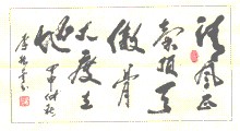 Lizhen Qi: Shaanxi adesione calligrafo
