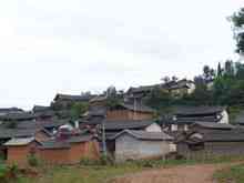 Bi Village: città di mare di Cheng Li Jiang Yongsheng County, provincia dello Yunnan, sotto la giurisdizione del paese