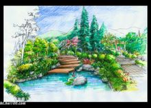Disegno del giardino